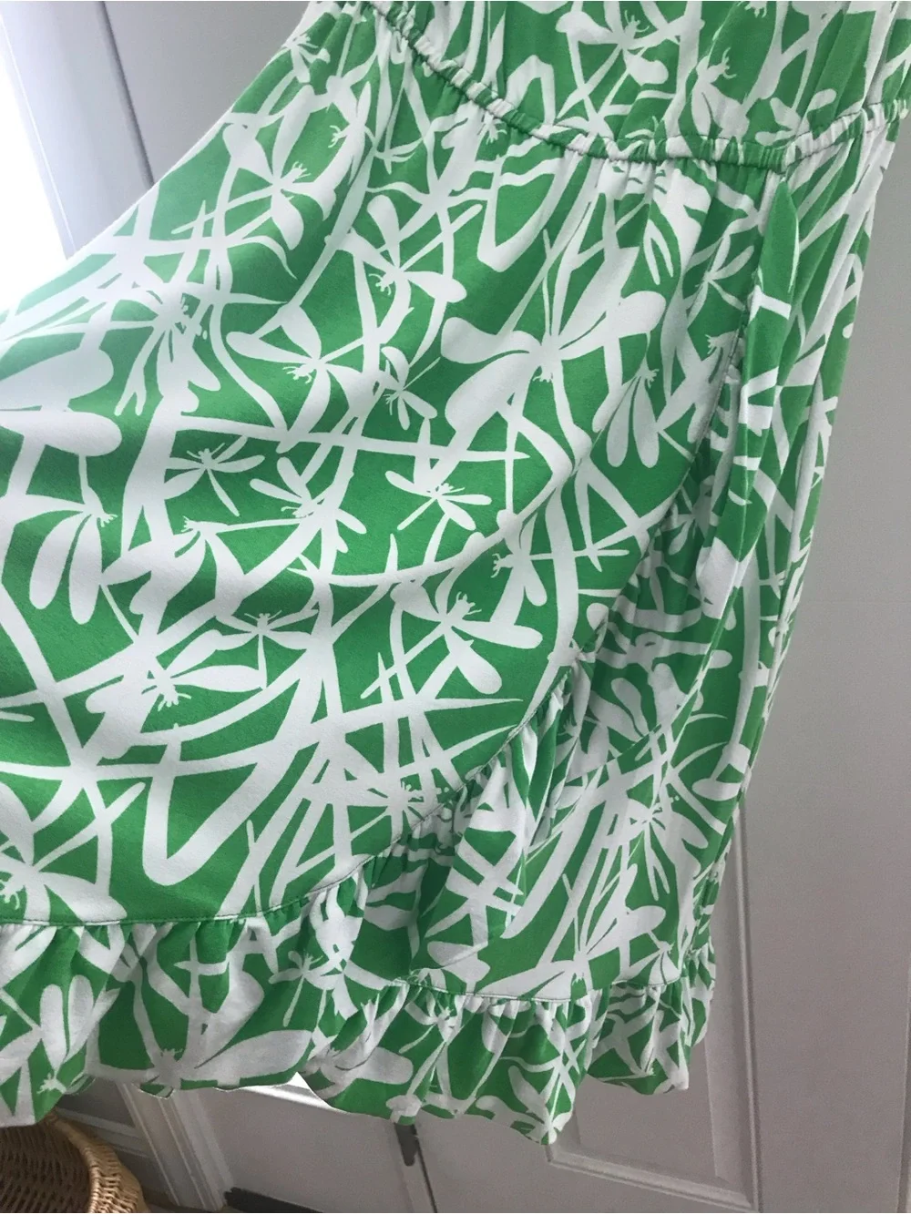 LILLY PULITZER Flor Dress in the Green Bean Light My Fire Pattern - Picture 7 of 14